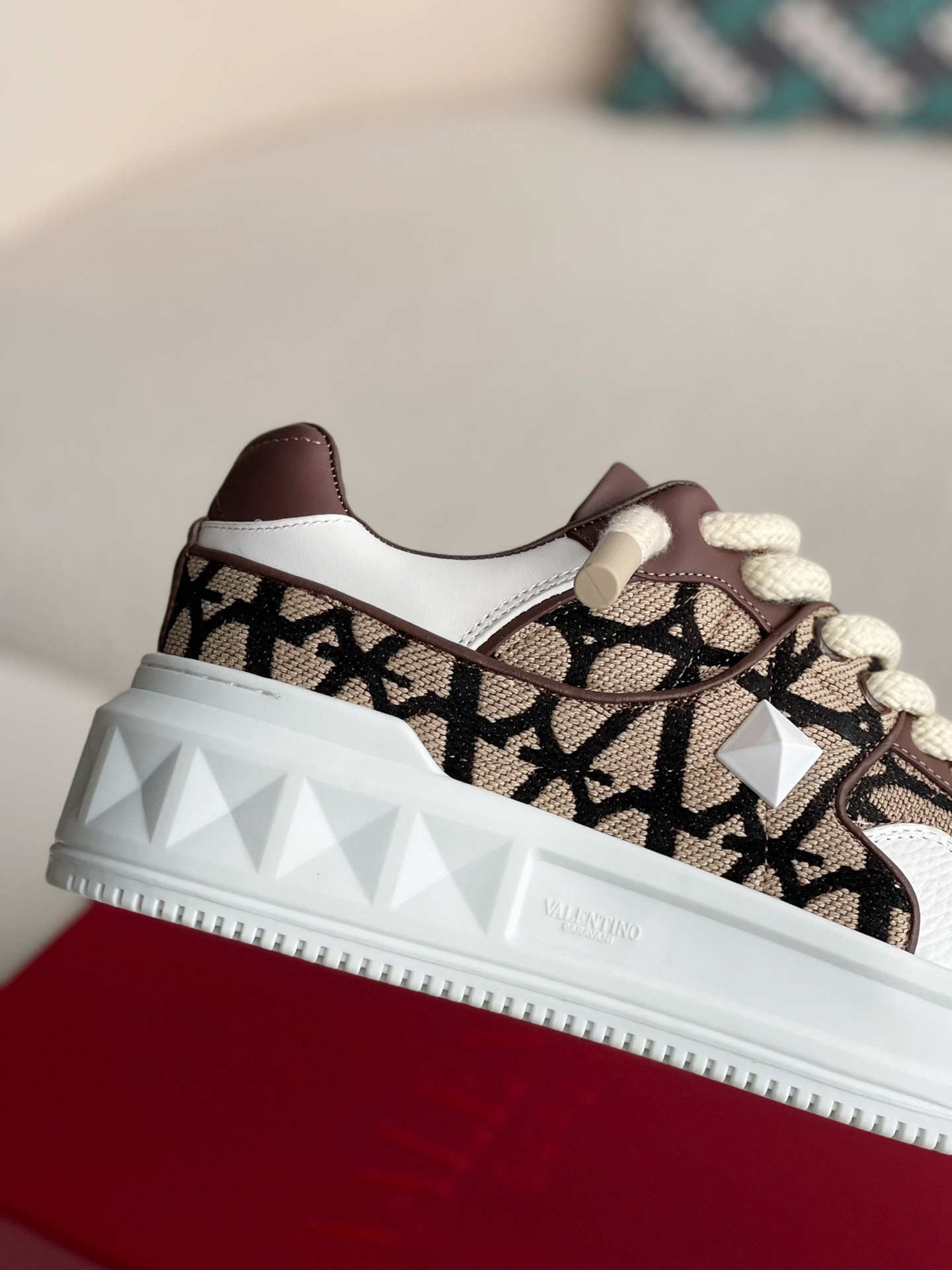 Valentino One Stud Sneakers