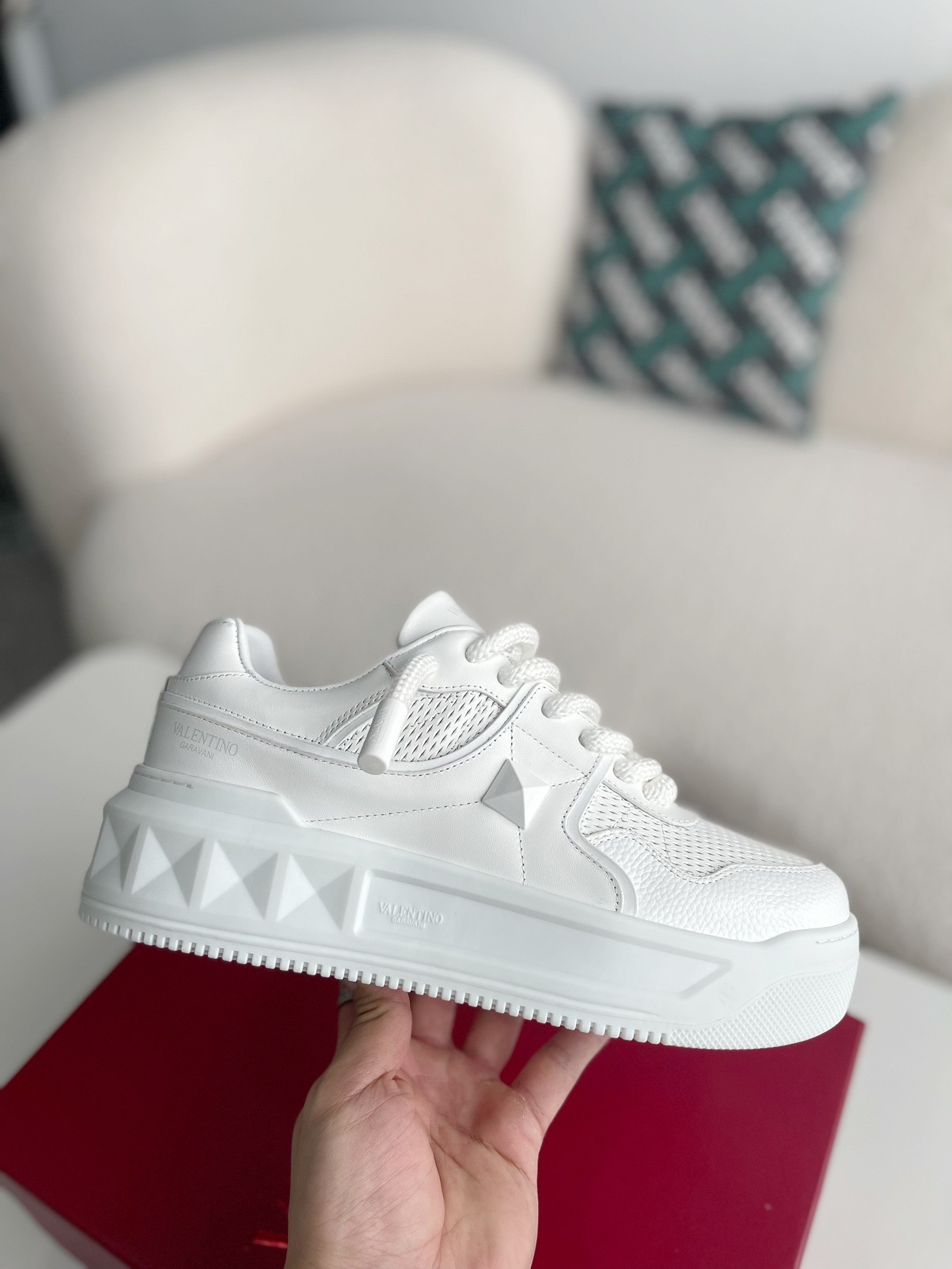 Valentino One Stud Sneakers