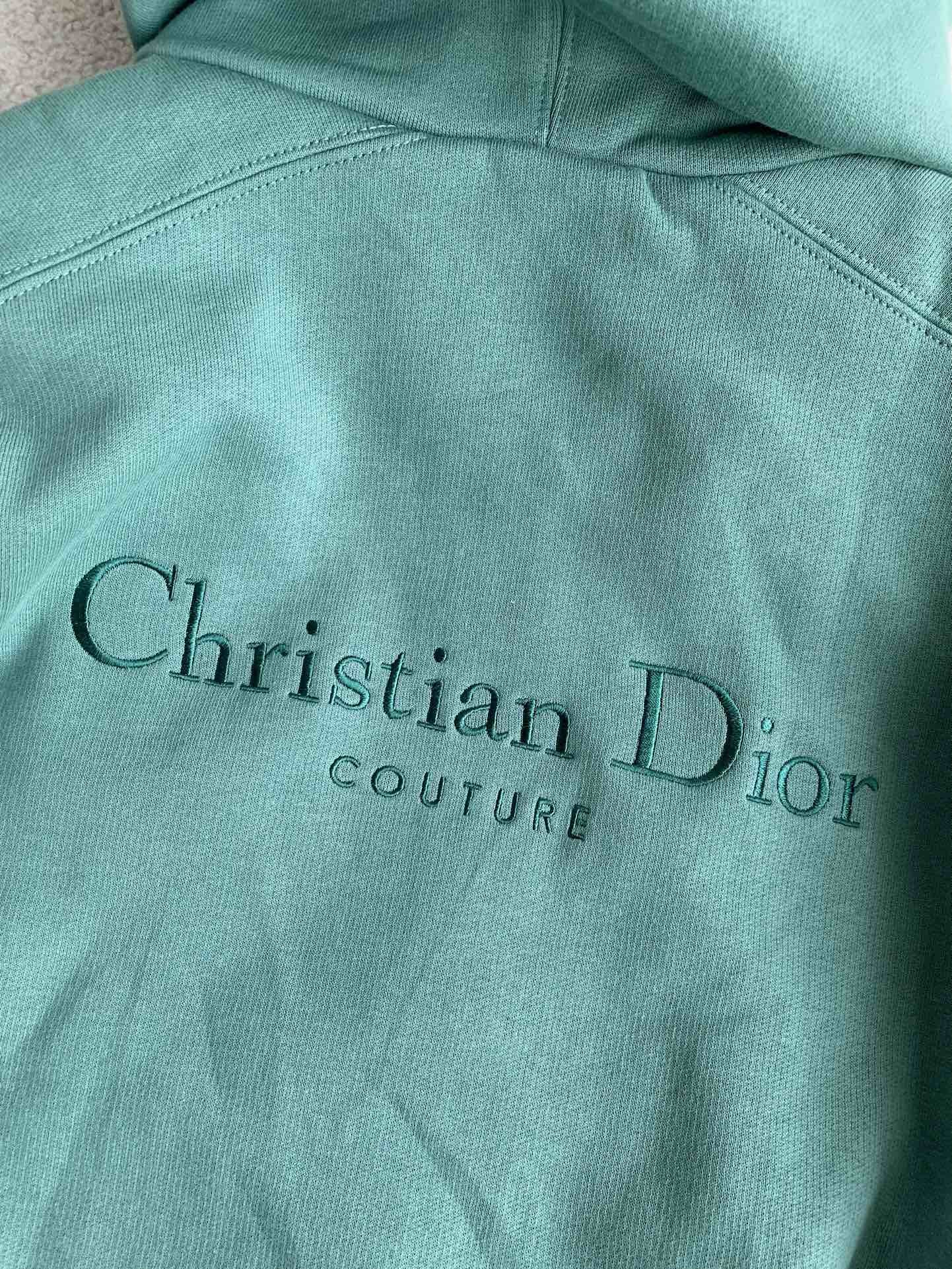 Dior ss23 Solid color reversible hooded track jacket