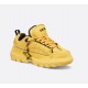 DIOR AND LEWIS HAMILTON Dior Snow Derby Shoe LIMITED AND NUMBERED EDITION Yellow Technical Mesh and Yellow Leather-Effect Technical Fabric