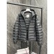 MONCLER GALION HOODED SHORT DOWNJACKET