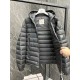 MONCLER GALION HOODED SHORT DOWNJACKET