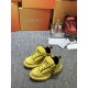 DIOR AND LEWIS HAMILTON Dior Snow Derby Shoe LIMITED AND NUMBERED EDITION Yellow Technical Mesh and Yellow Leather-Effect Technical Fabric