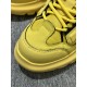 DIOR AND LEWIS HAMILTON Dior Snow Derby Shoe LIMITED AND NUMBERED EDITION Yellow Technical Mesh and Yellow Leather-Effect Technical Fabric