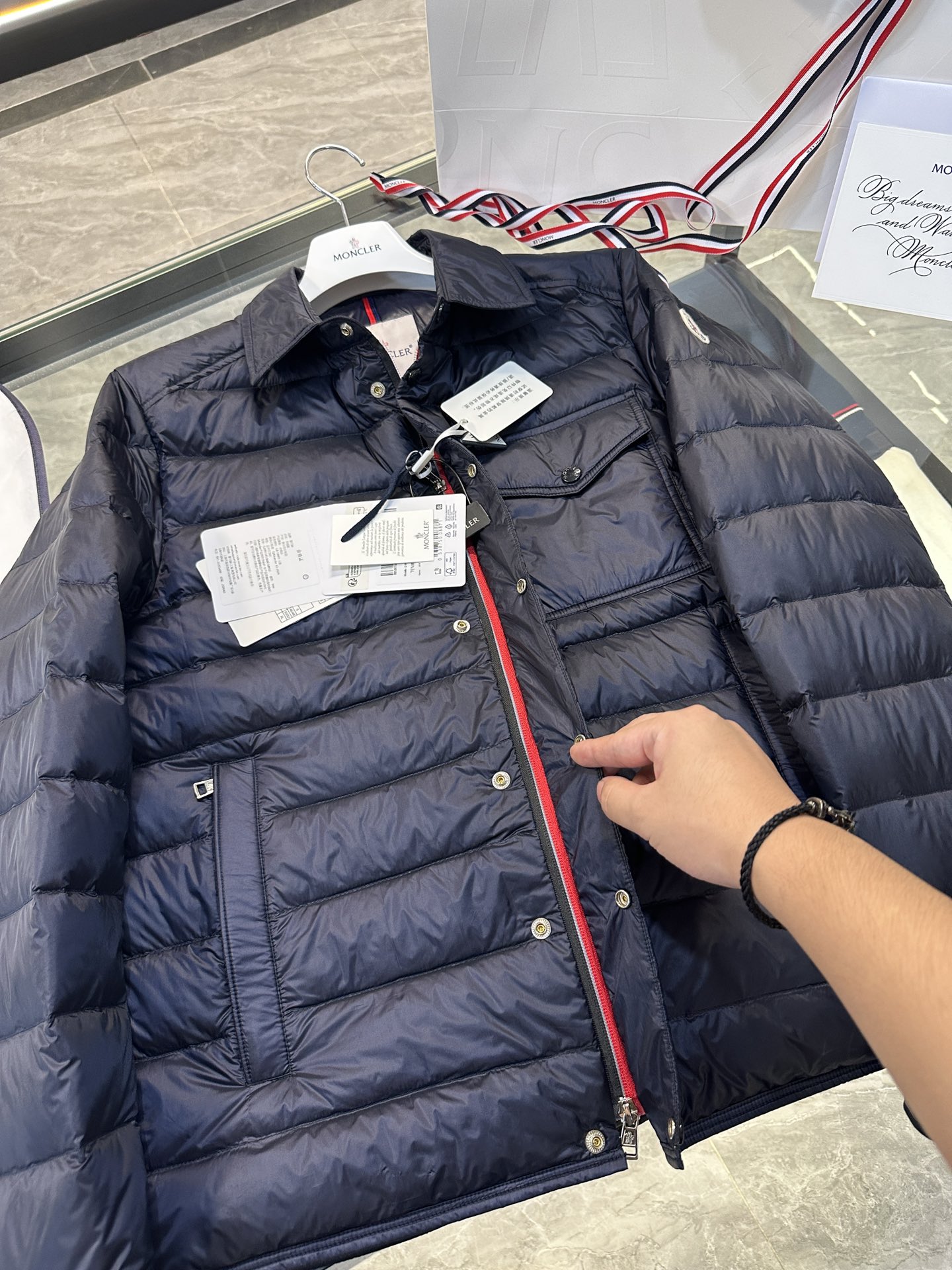 MONCLER Maljasset Slim-Fit Quilted Lacquered-Nylon  Down Jacket