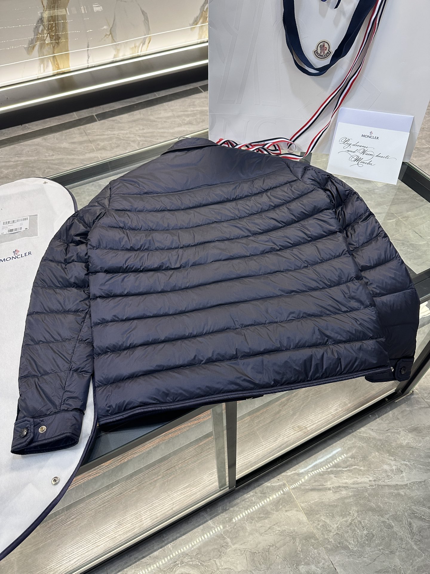 MONCLER Maljasset Slim-Fit Quilted Lacquered-Nylon  Down Jacket