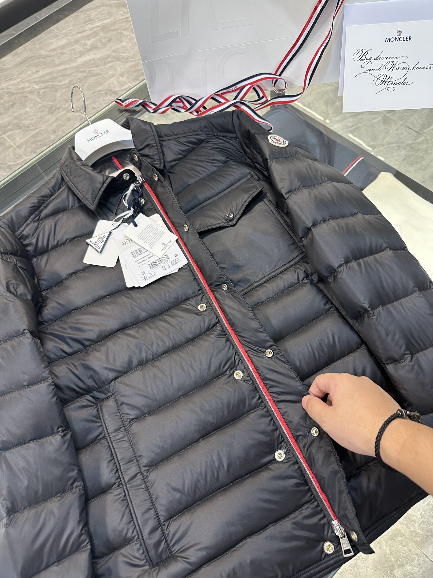 MONCLER Maljasset Slim-Fit Quilted Lacquered-Nylon  Down Jacket