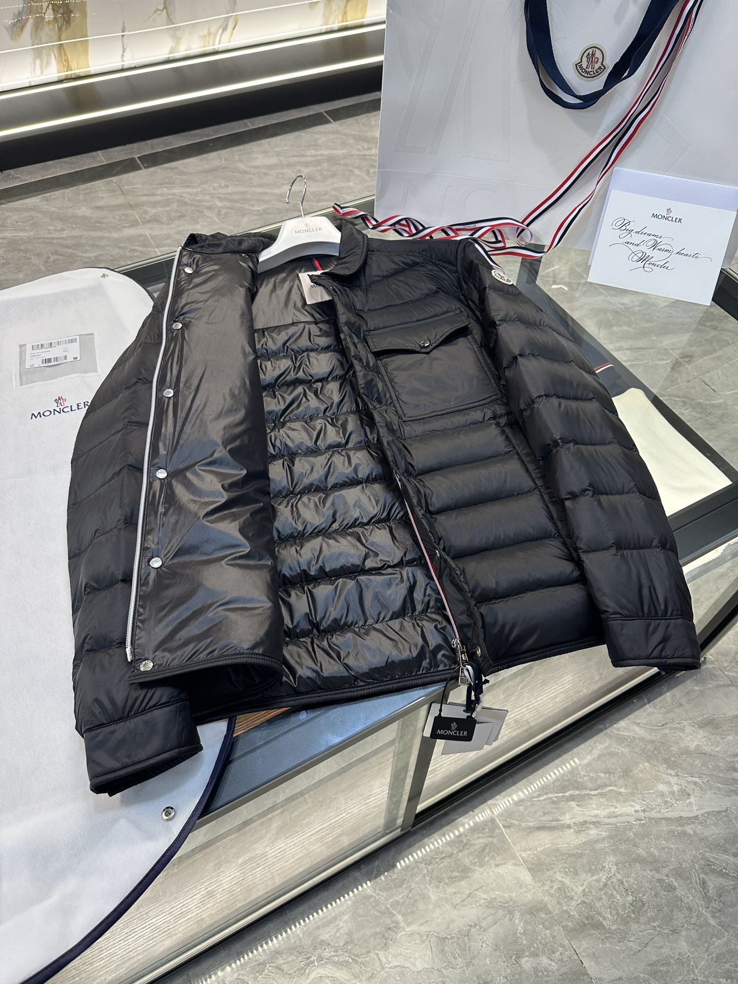 MONCLER Maljasset Slim-Fit Quilted Lacquered-Nylon  Down Jacket