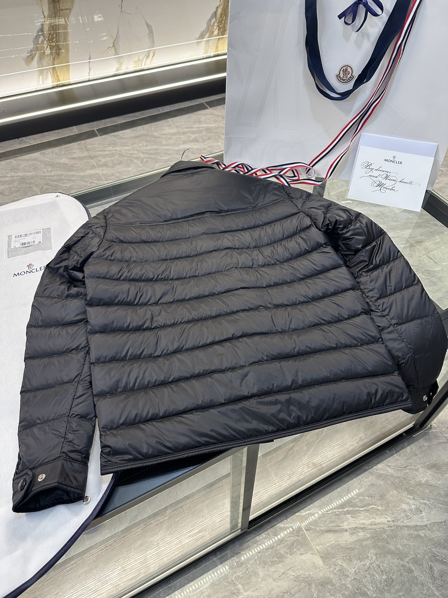 MONCLER Maljasset Slim-Fit Quilted Lacquered-Nylon  Down Jacket