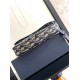 Saddle Bag Beige and Black Dior Oblique Jacquard