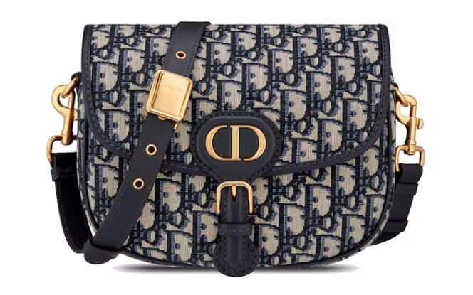 Dior Bobby Bag Medium Dior Oblique Jacquard Blue