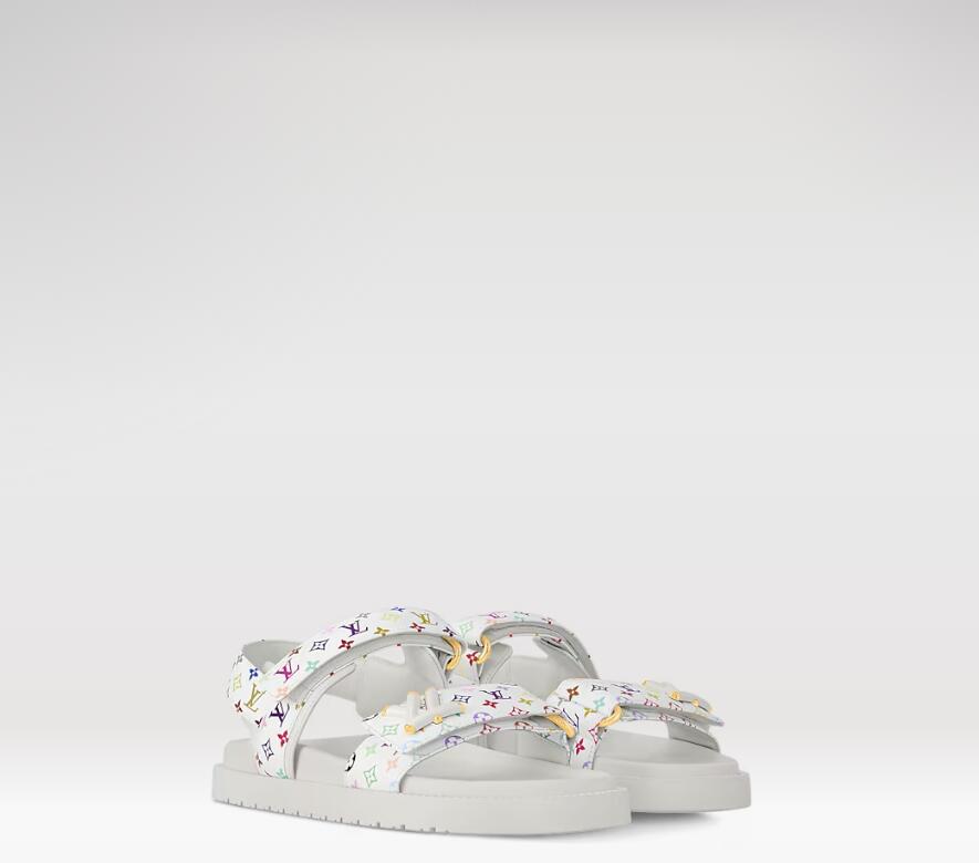 Louis Vuitton x Takashi Murakami 1AGXEQ NEW - DIGITAL EXCLUSIVE LV x TM LV Sunset Flat Comfort Sandal