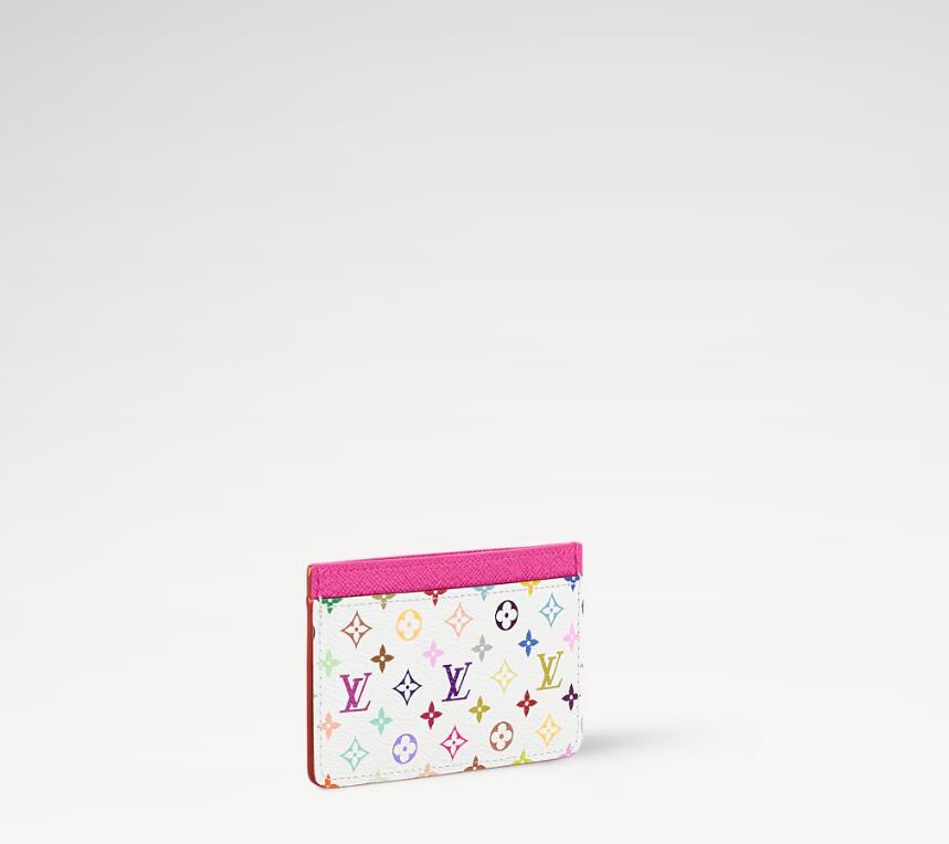 Louis Vuitton x Takashi Murakami Card Holder White Multicolored M13403 NEW LV x TM Card Holder