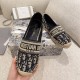 Dior Granville Espadrille   Deep Blue Dior Oblique Embroidered Cotton