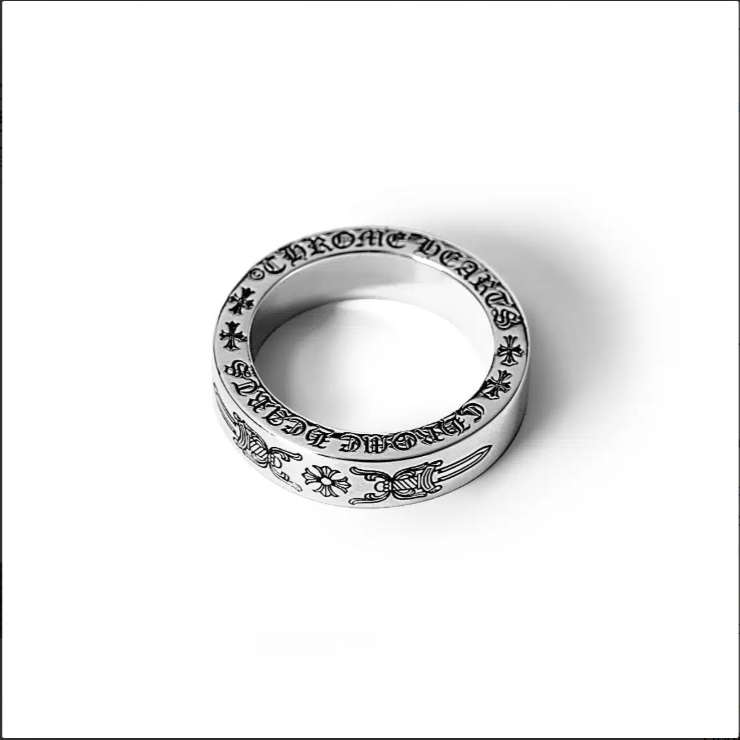 CHROME HEARTS DAGGER SPACER RING – 6MM