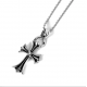 SMALL CROSS PENDANT WITH BAIL