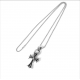 SMALL CROSS PENDANT WITH BAIL