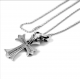 SMALL CROSS PENDANT WITH BAIL