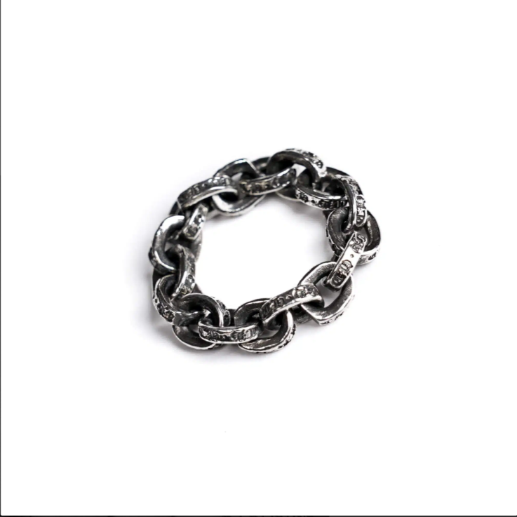 CHROME HEARTS PAPER CHAIN RING