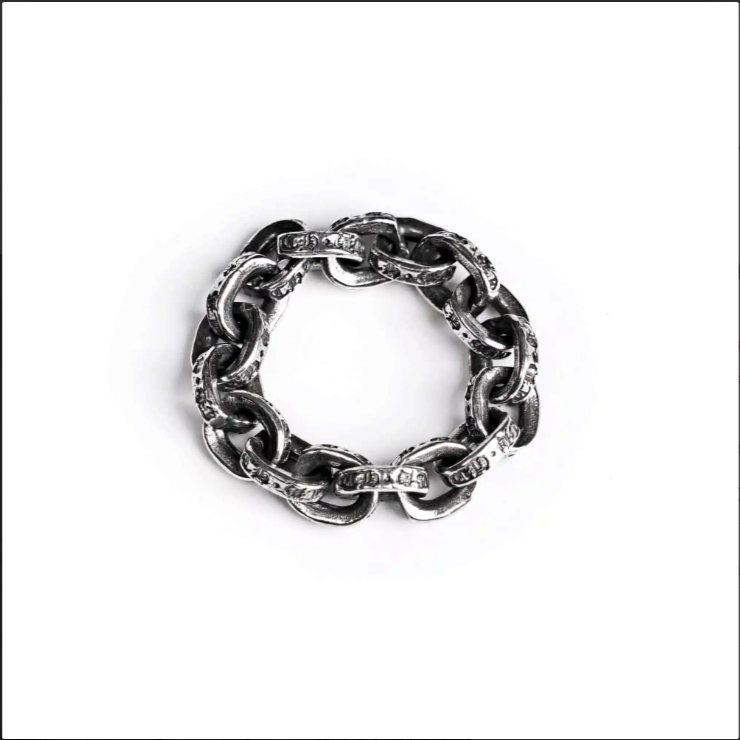 CHROME HEARTS PAPER CHAIN RING