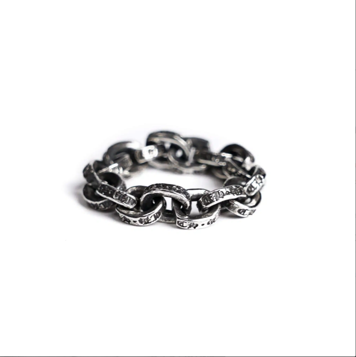 CHROME HEARTS PAPER CHAIN RING