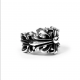 CHROME HEARTS DOUBLE FLORAL RING