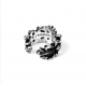 CHROME HEARTS DOUBLE FLORAL RING