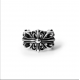 CHROME HEARTS DOUBLE FLORAL RING