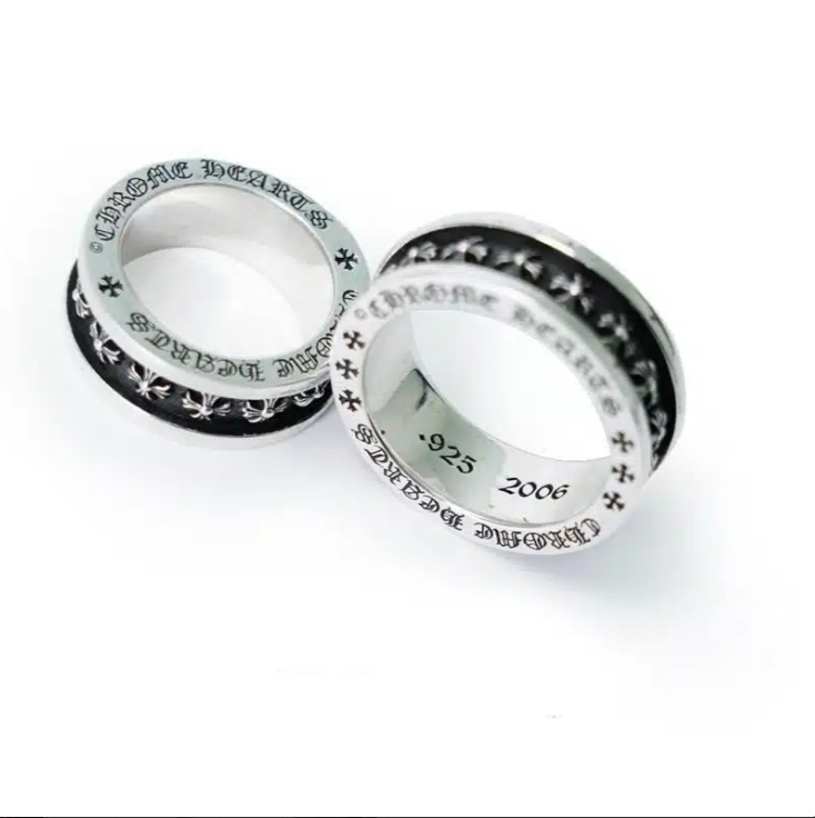 CHROME HEARTS TINY CH PLUS SPINNER RING