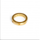 CHROME HEARTS 22K GOLD CH PLUS BAND RING