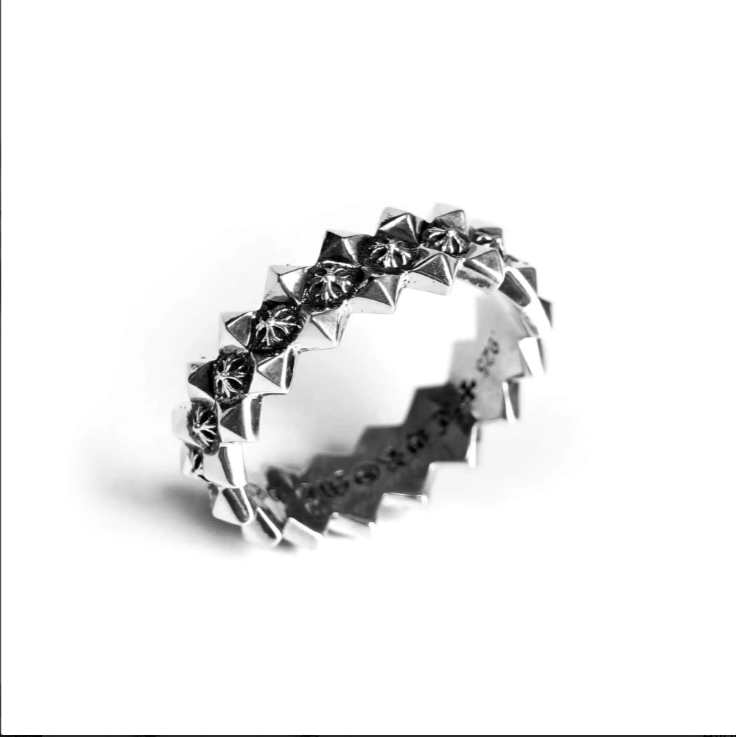 CHROME HEARTS  PLUS RAGGED EDGE RING