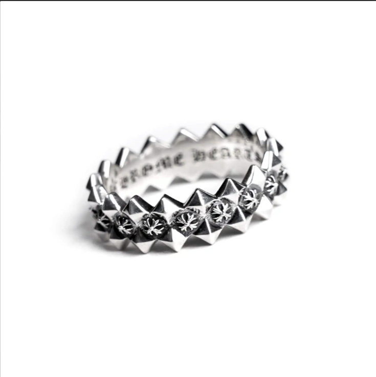 CHROME HEARTS  PLUS RAGGED EDGE RING