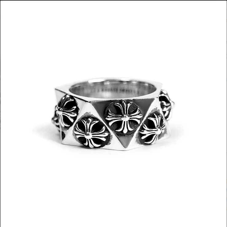 CHROME HEARTS PLUS PENTAGON RING