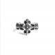 CHROME HEARTS FILIGREE CROSS RING