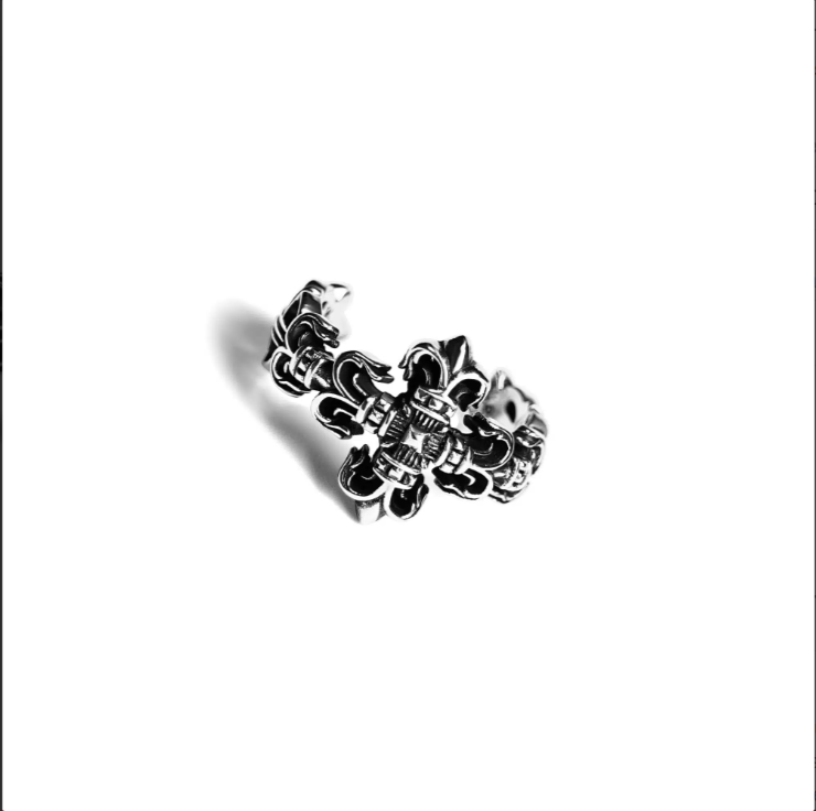 CHROME HEARTS FILIGREE CROSS RING