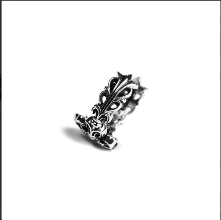 CHROME HEARTS FILIGREE CROSS RING