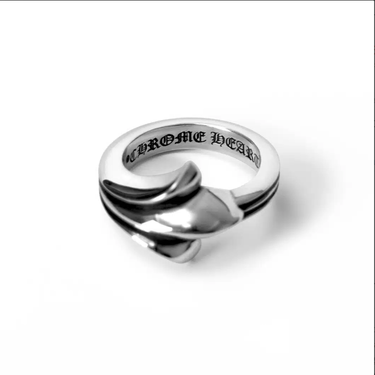 CHROME HEARTS 720 HALF CROSS TAIL RING