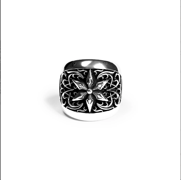 CHROME HEARTS OVAL STAR RING – ClASSIC