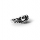 CHROME HEARTS FLORAL CROSS HEART RING