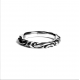 CHROME HEARTS SCROLL BAND RING