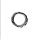 CHROME HEARTS SCROLL BAND RING