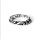 CHROME HEARTS SCROLL BAND RING