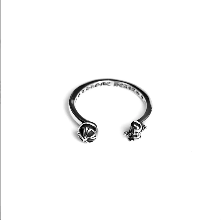 CHROME HEARTS FOTI HARRIS TEETER CROSSBALL RING