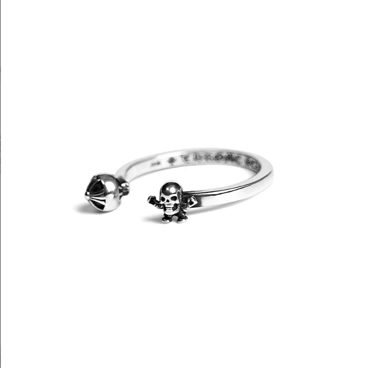 CHROME HEARTS FOTI HARRIS TEETER CROSSBALL RING