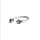 CHROME HEARTS FOTI HARRIS TEETER CROSSBALL RING