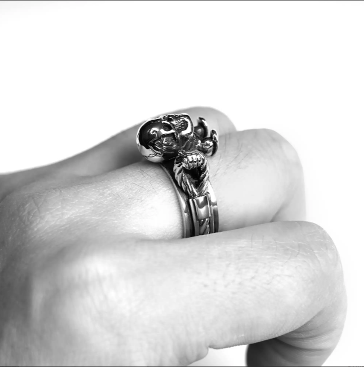 CHROME HEARTS FOTI HARRIS CABLE RING