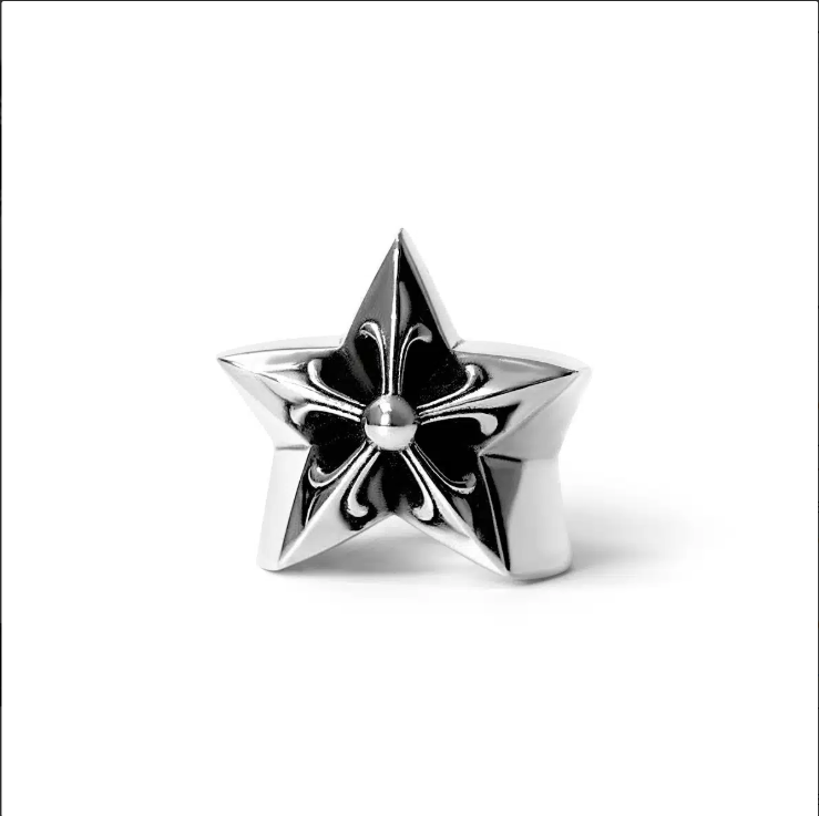 CHROME HEARTS LARGE STAR RING