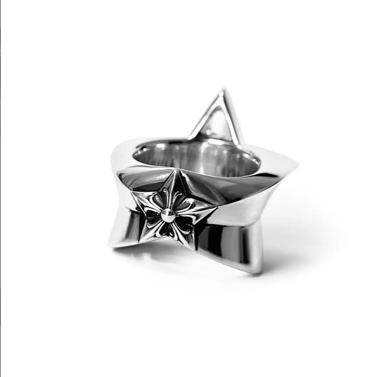 CHROME HEARTS LARGE STAR RING