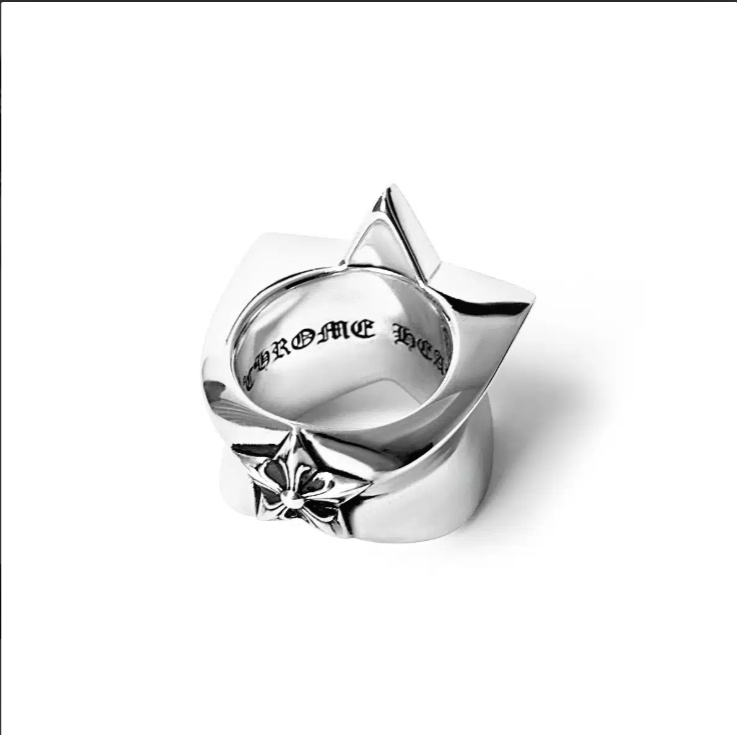 CHROME HEARTS LARGE STAR RING