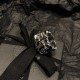 CHROME HEARTS SQUARE CEMETERY RING